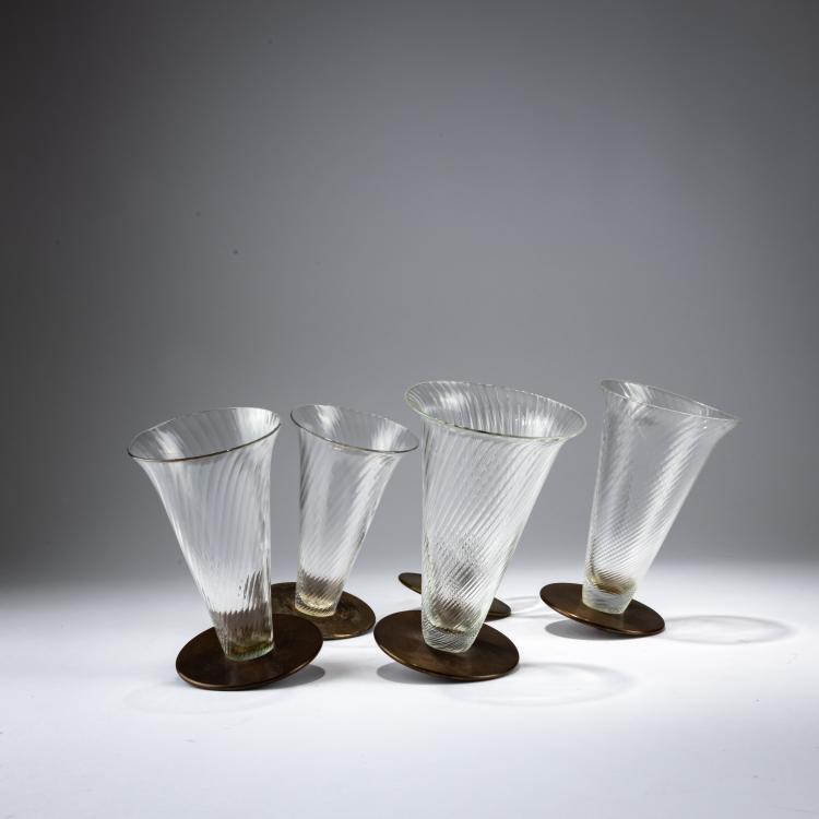 Hauptbild zu Objekt, Sieben Gl&auml;ser 'Ajeto', um 1991 (Entwurf), David Palterer,Bořek &Scaron;&iacute;pek, Ajeto, Lindava, Alterego Glas, Amsterdam, 182C 948