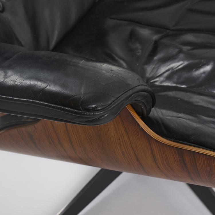 Bild 7 zu Objekt, Lounge Chair '670' mit Ottoman '671', 1956 (Entwurf), Charles Eames,Ray Eames, Vitra Birsfelden f&uuml;r Herman Miller, Zeeland., 