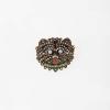 Brooch with dog head motif