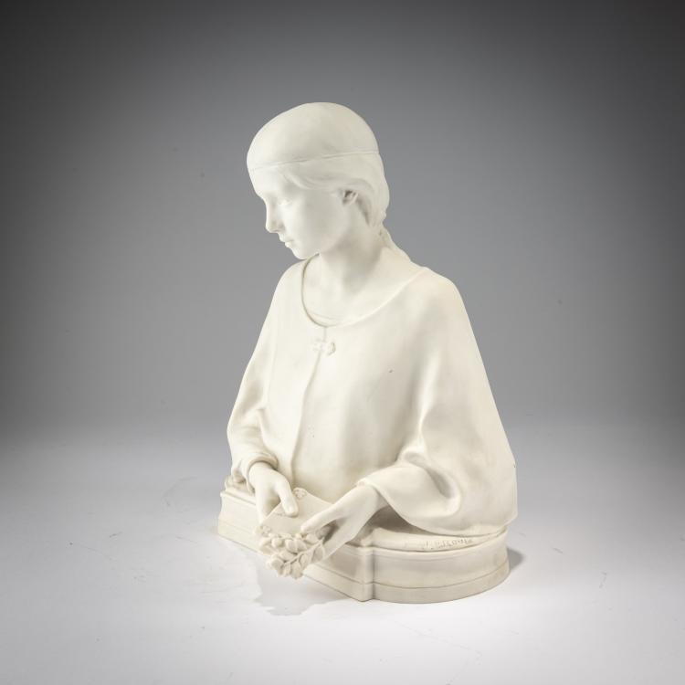Bild 2 zu Objekt, Bust 'Les Rameaux', c. 1900, S&egrave;vres, Manufacture Nationale de, 182A 423