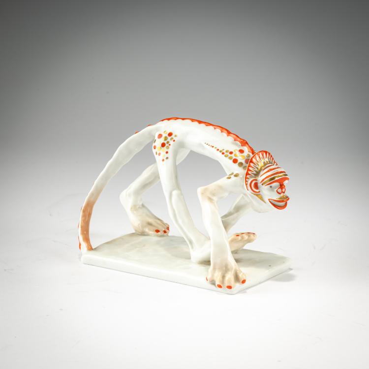 Hauptbild zu Objekt, Groteske 'Waldschreck', 1929, Paul Rosanowski, Rosenthal, Selb, 182A 413