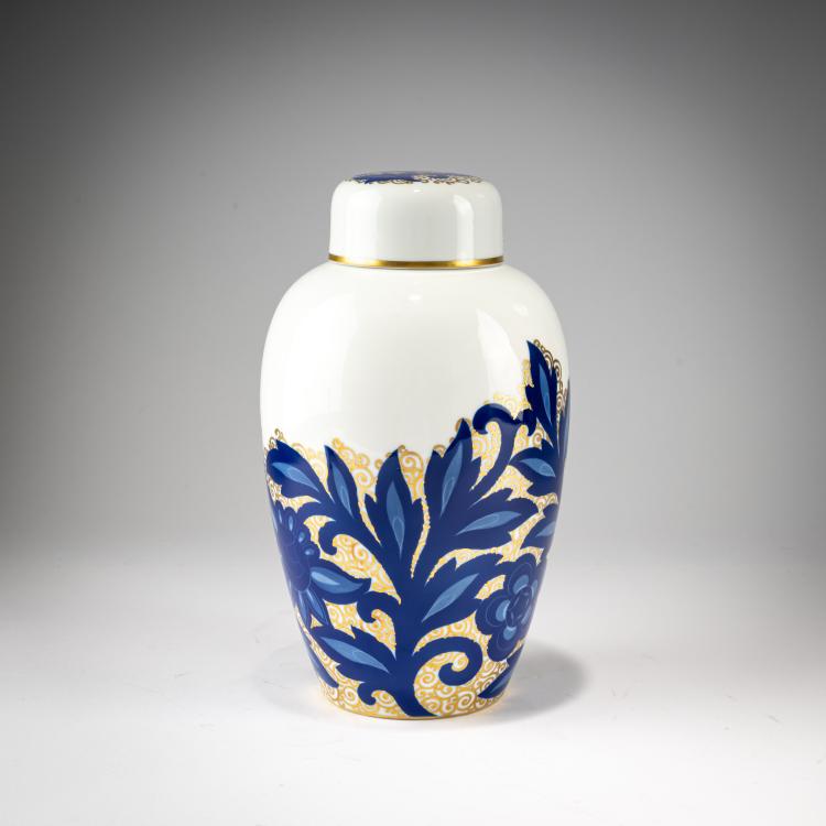 Bild 2 zu Objekt, Deckelgef&auml;ss 'Rosari', um 1917, Julius-Vilhelm Guldbrandsen, Rosenthal, Selb, 182A 428