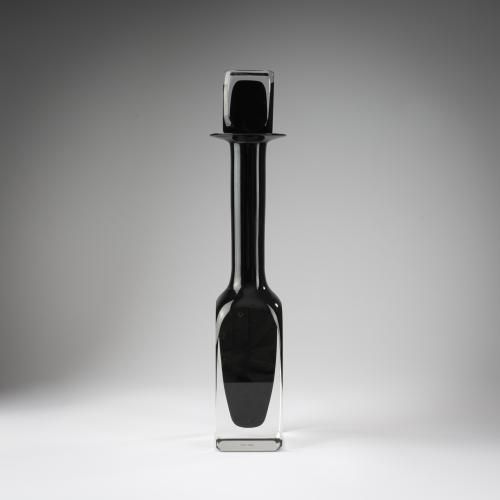 'Sommerso' bottle with stopper, c. 1970