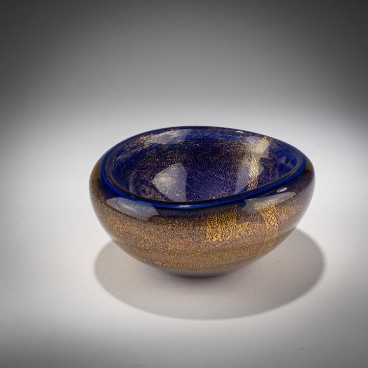 Bild 2 zu Objekt, Schale 'Blu oro', um 1950, Seguso Vetri d'Arte, 183B 723