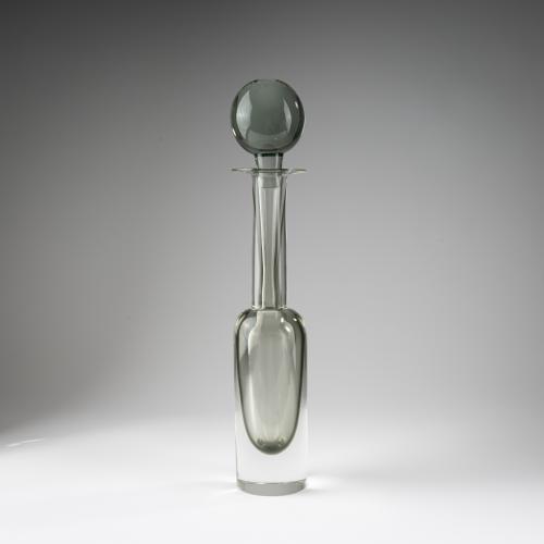 'Sommerso' bottle with stopper, 1962–1969
