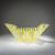 Vase 'Fazzoletto a canne', um 1950