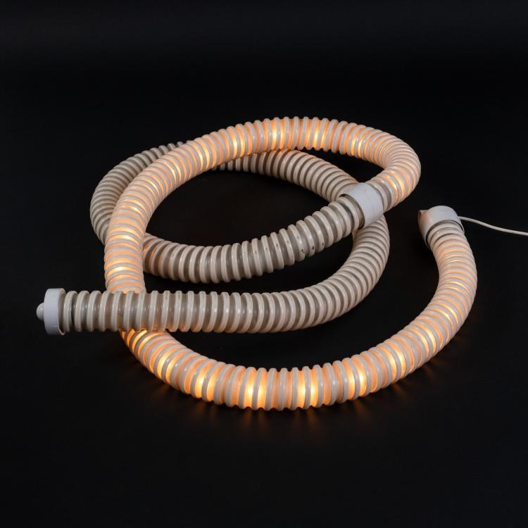 Hauptbild zu Objekt, Zweiteiliges Lichtobjekt 'Boalum', 1969 (Entwurf), Livio Castiglioni,Gianfranco Frattini, Artemide, Mailand, 182B 604