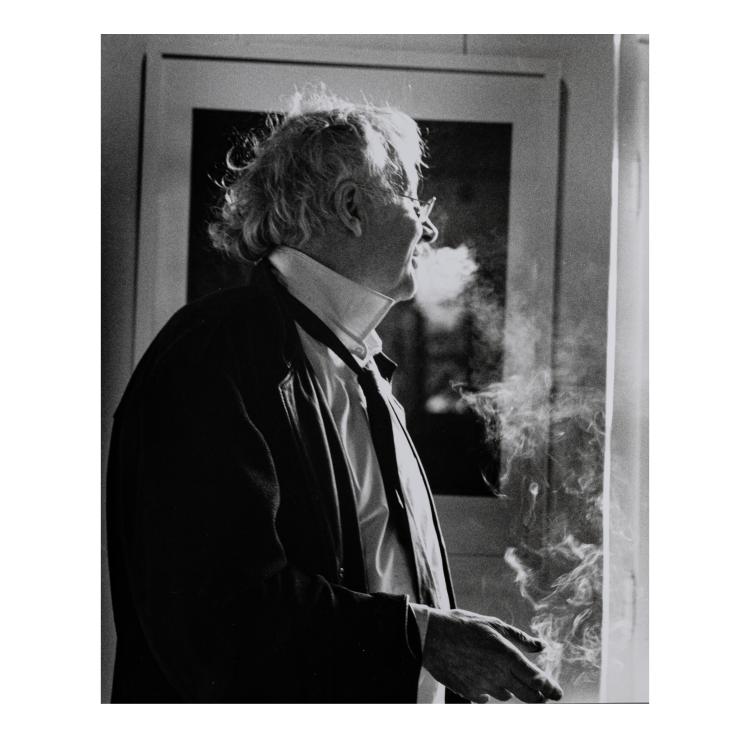 Hauptbild zu Objekt, Portrait photograph 'Horst Janssen', 1987, Ingrid von Kruse, 183C 976