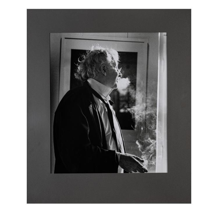 Bild 1 zu Objekt, Portrait photograph 'Horst Janssen', 1987, Ingrid von Kruse, 183C 976