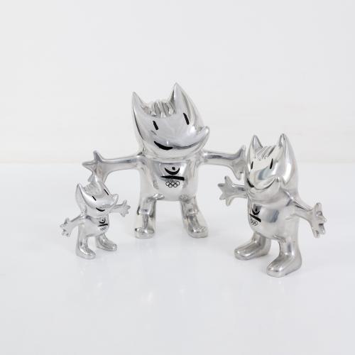 Three mascots 'Cobi' for the 1992 Barcelona Olympic Games, 1988 (design)
