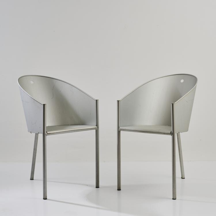Hauptbild zu Objekt, Two armchairs 'Costes', 1982 (design), Philippe Starck, Driade Aleph, Caorso, 182C 971