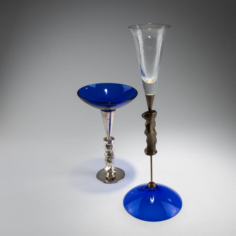 Bild 1 zu Objekt, Champagnerglas '105' und Champagnerkelch '406', um 1990 (Entwurf), Bořek &Scaron;&iacute;pek, Alterego, Amsterdam, 183A 16