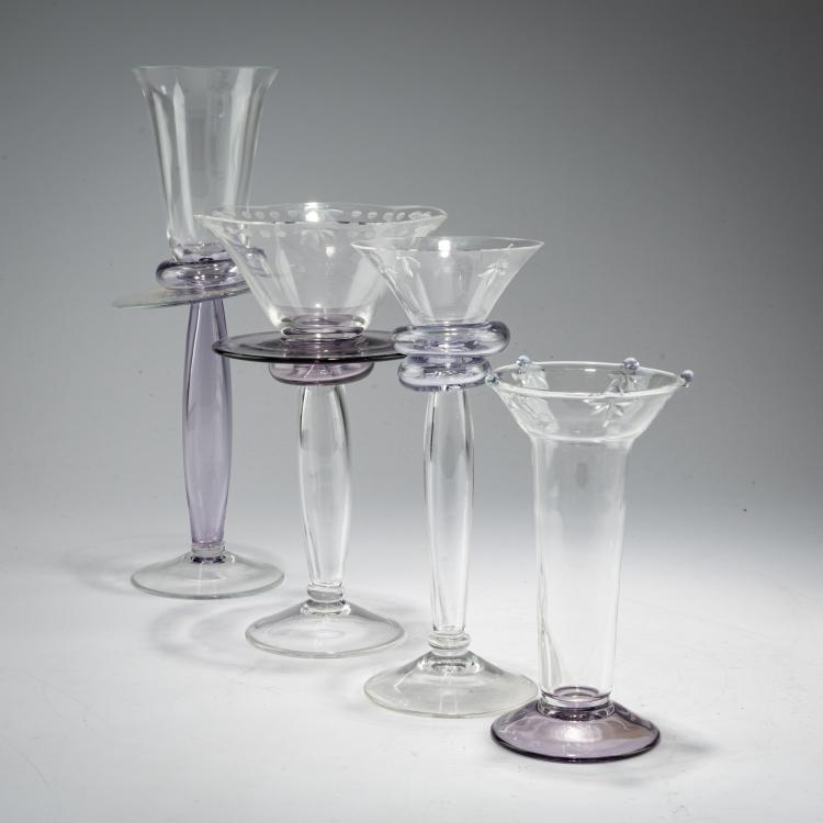 Bild 2 zu Objekt, Acht Gl&auml;ser aus der Serie 'Enrico', 1988 (Entwurf), Bořek &Scaron;&iacute;pek, Driade, Corsico, 183A 21