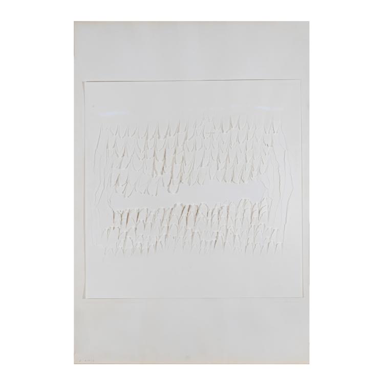 Hauptbild zu Objekt, Collage/Decollage '2 IX 77/2a', 1977, Oskar Holweck, 183C 867