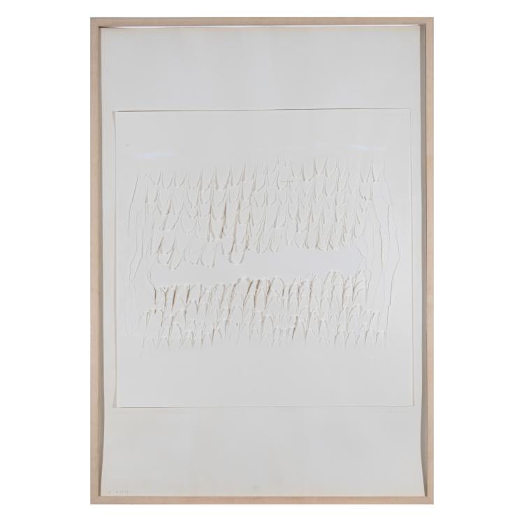 Bild 1 zu Objekt, Collage/Decollage '2 IX 77/2a', 1977, Oskar Holweck, 183C 867