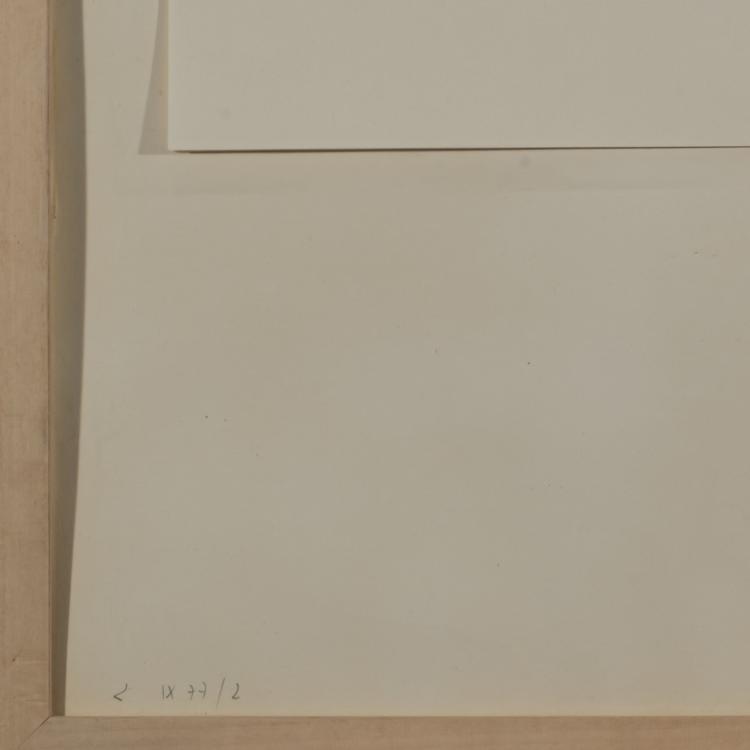 Bild 2 zu Objekt, Collage/Decollage '2 IX 77/2a', 1977, Oskar Holweck, 183C 867