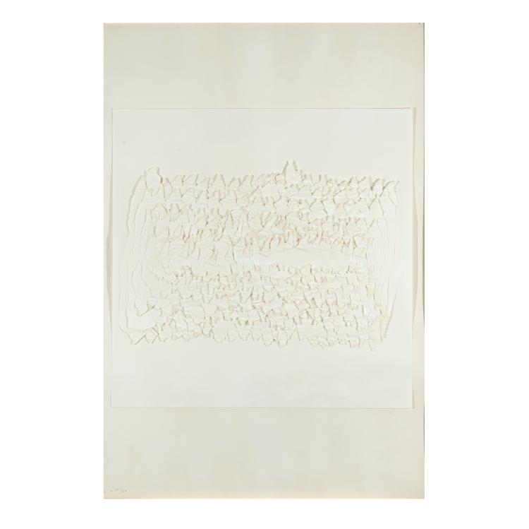 Hauptbild zu Objekt, Collage/Decollage '2 IX 77/2', 1977, Oskar Holweck, 183C 868