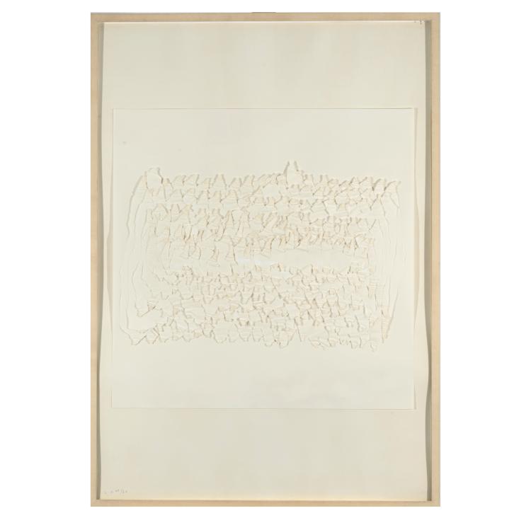 Bild 1 zu Objekt, Collage/Decollage '2 IX 77/2', 1977, Oskar Holweck, 183C 868