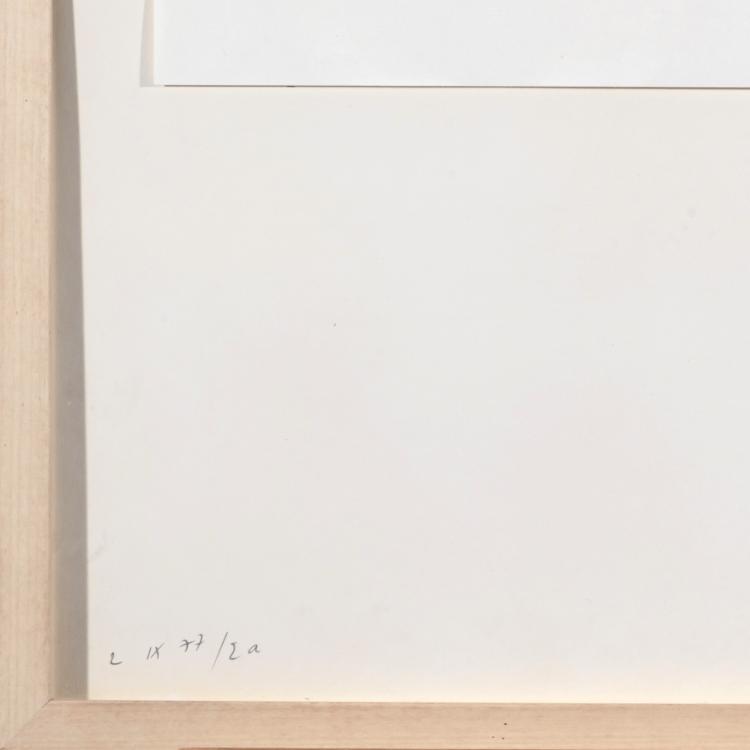 Bild 2 zu Objekt, Collage/Decollage '2 IX 77/2', 1977, Oskar Holweck, 183C 868