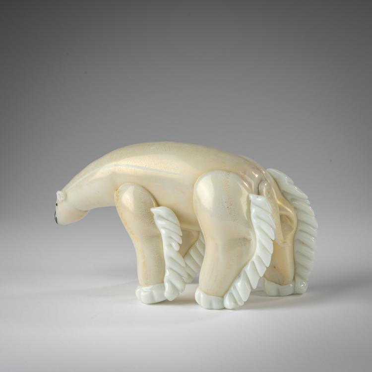 Bild 2 zu Objekt, Polarb&auml;r 'Orso', um 1933, Ercole Barovier, Barovier & C., Vetreria Artistica, Murano, 183B 690