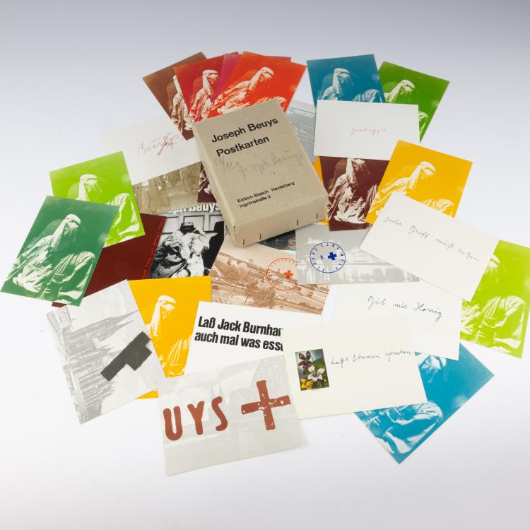 Bild 1 zu Objekt, Collection of 33 postcards, c. 1970, Joseph Beuys, Edition Staeck, Heidelberg, 183C 918