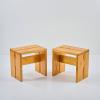 Zwei Hocker 'Les Arcs', um 1968 (Entwurf)
