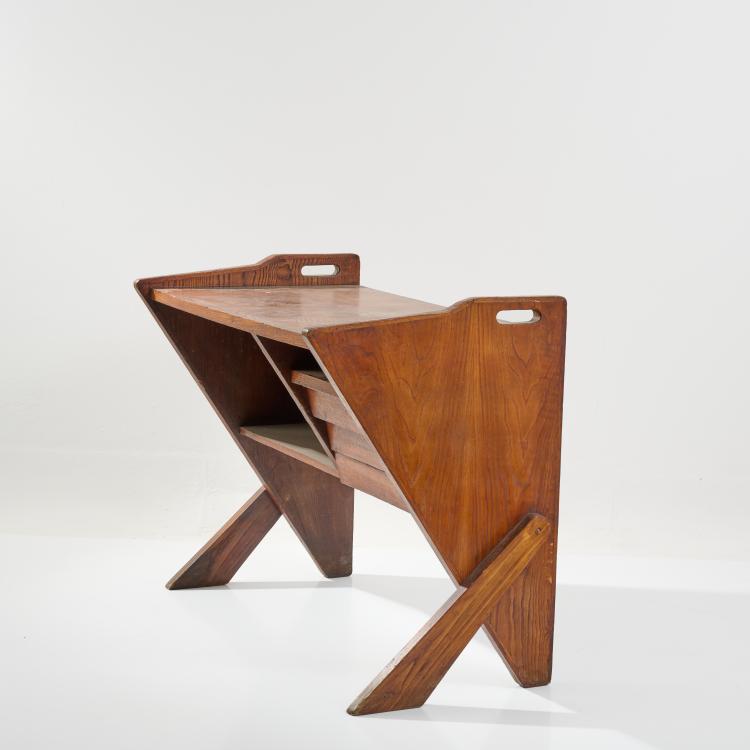 Bild 1 zu Objekt, Kleiner Schreibtisch, um 1957 (Entwurf), Ettore Sottsass (zugeschrieben), Italien / Italy, 183A 296