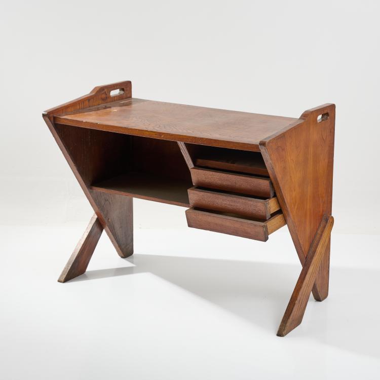 Bild 3 zu Objekt, Kleiner Schreibtisch, um 1957 (Entwurf), Ettore Sottsass (zugeschrieben), Italien / Italy, 183A 296
