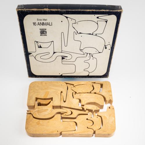 Puzzle '16 Animali' - '3015D', 1957 (Entwurf)