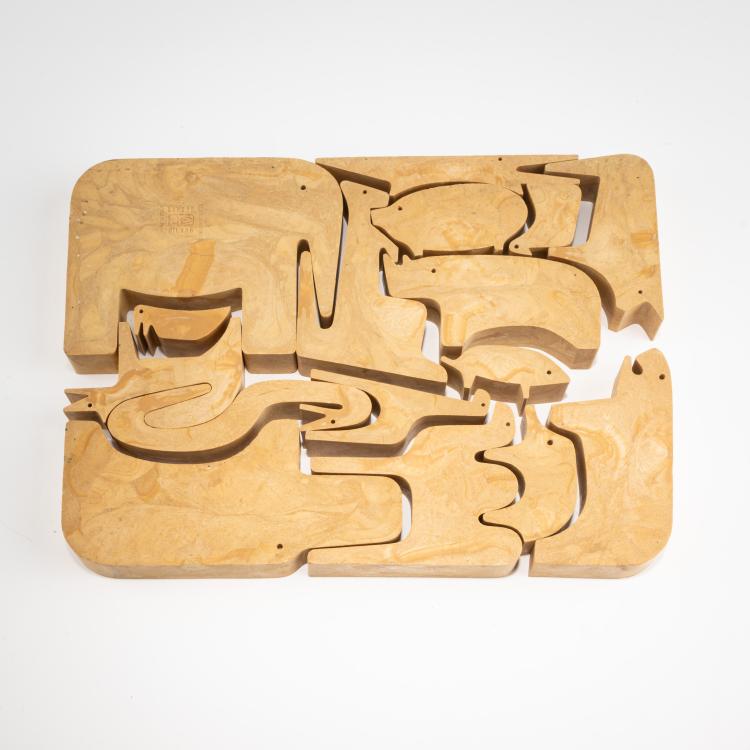 Bild 2 zu Objekt, Puzzle '16 Animali' - '3015D', 1957 (Entwurf), Enzo Mari, Danese, Mailand / Milan, 183A 418