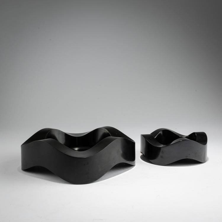 Bild 1 zu Objekt, Zwei 'Sinus' Aschenbecher, 1967 (Entwurf), Walter Zeischegg, Helit, Kierspe, 183A 526