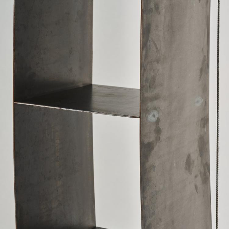 Bild 4 zu Objekt, 'Verspanntes Regal', 1982 (Entwurf), Wolfgang Laubersheimer, Laubersheimer, Wolfgang, 183A 562
