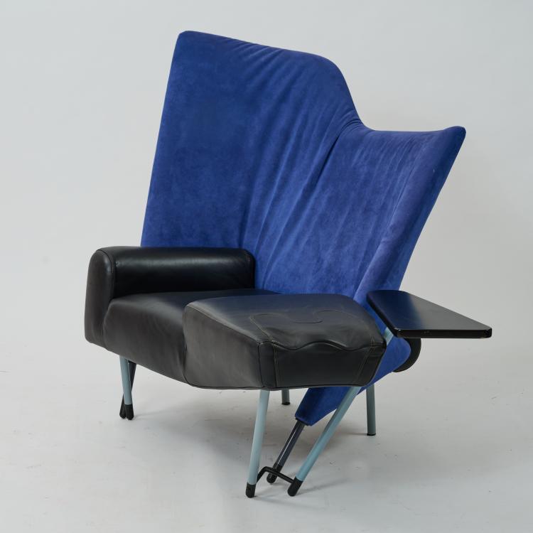 Bild 3 zu Objekt, Sessel mit Fu&szlig;st&uuml;tze 'Torso', 1982 (Entwurf), Paolo Deganello, Cassina, Mailand / Milan, 183A 559