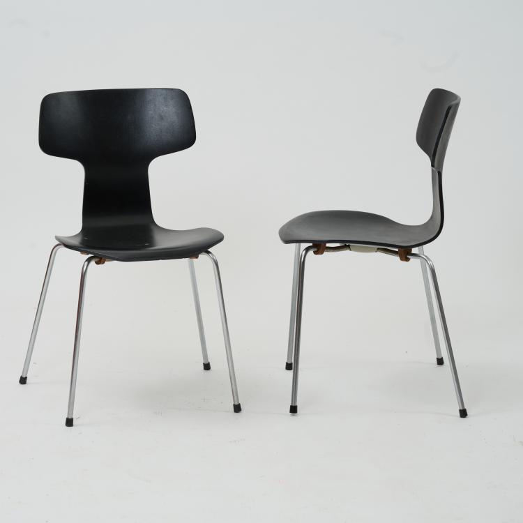 Bild 3 zu Objekt, Acht St&uuml;hle '3103', 1955 (Entwurf), Arne Jacobsen, Fritz Hansen, Aller&oslash;d, 183A 270