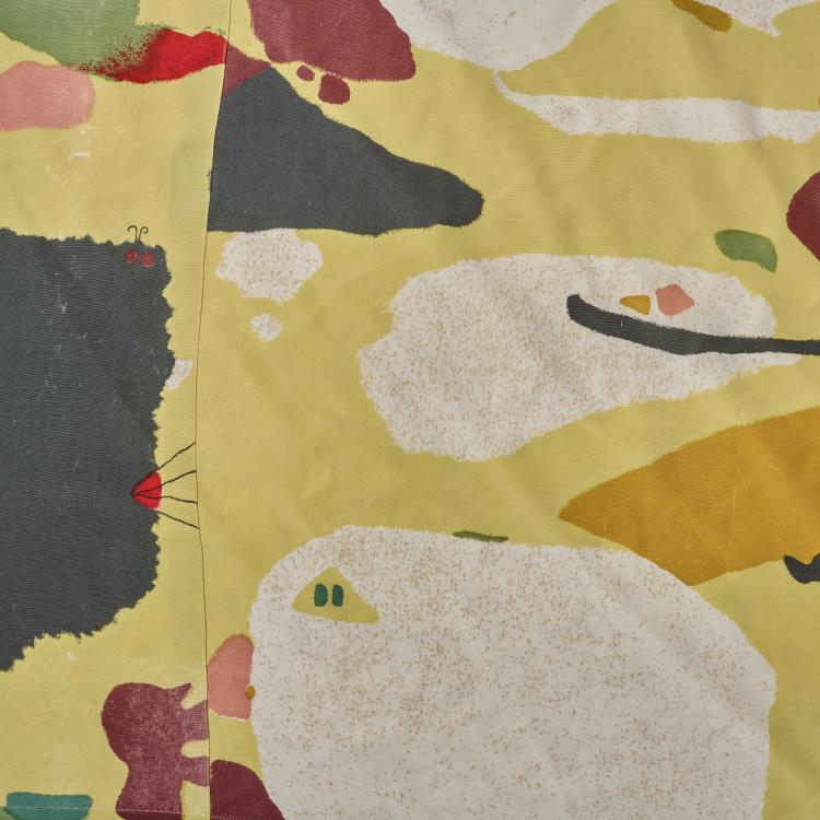 Bild 2 zu Objekt, Stoffbahn 'Montabaur', 1955 (Entwurf), Willi Baumeister, Pausa AG, M&ouml;ssingen, 183A 503