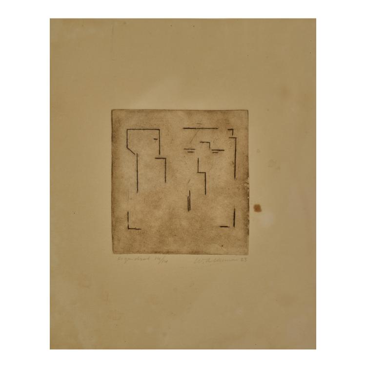 Hauptbild zu Objekt, Ohne Titel, 1923, Wobbe Alkema, 183C 902