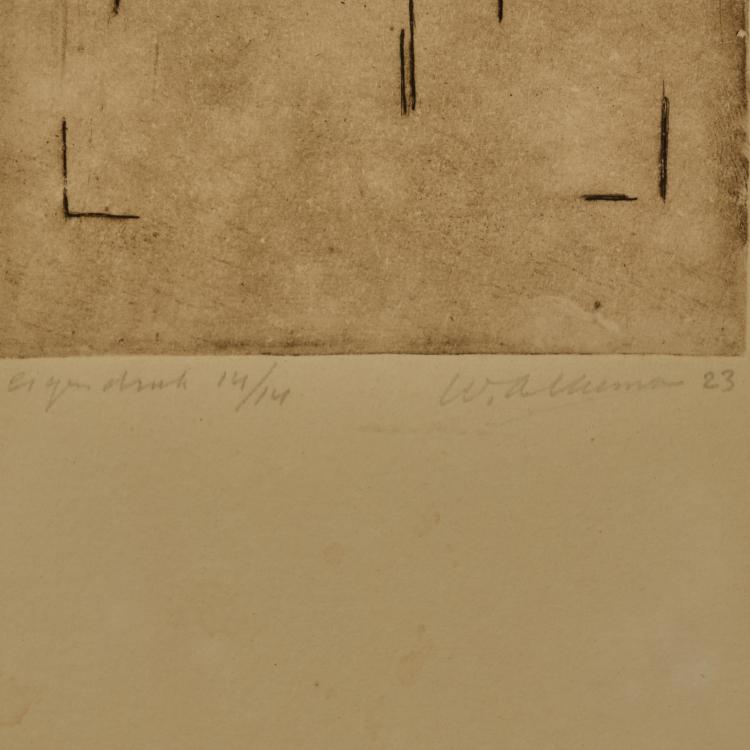 Bild 2 zu Objekt, Ohne Titel, 1923, Wobbe Alkema, 183C 902