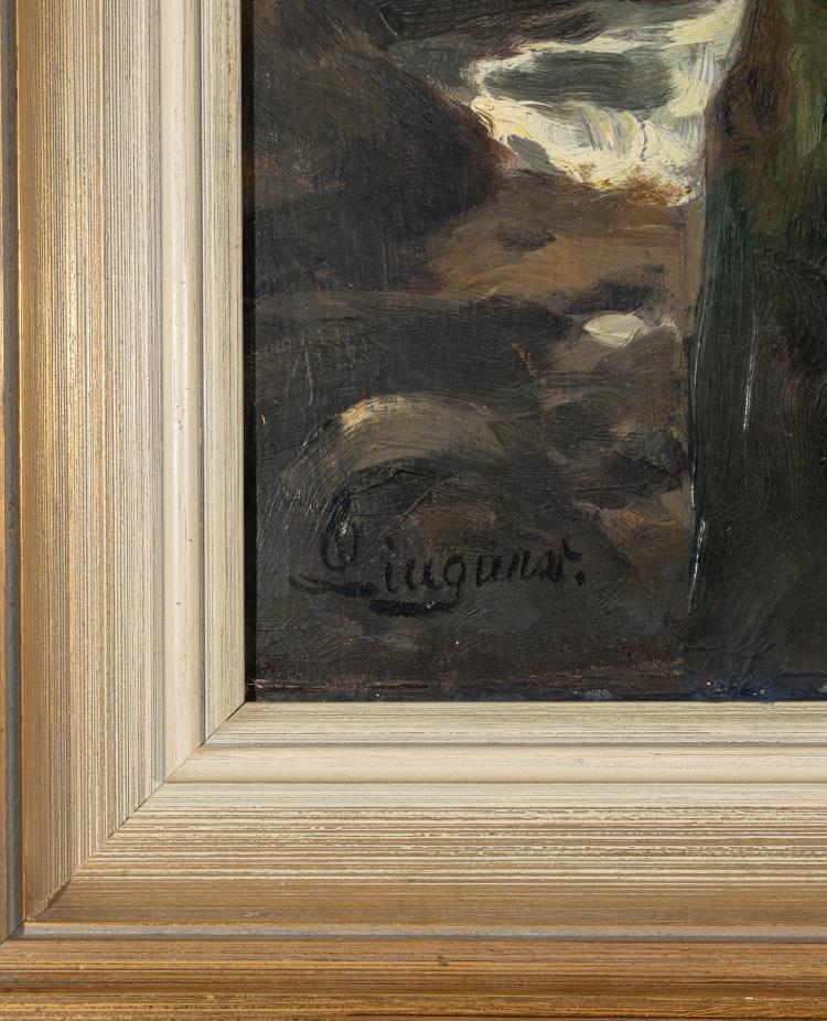 Bild 2 zu Objekt, Halbakt am Meer, Anfang 20. Jh., Otto Lingner, 183C 856
