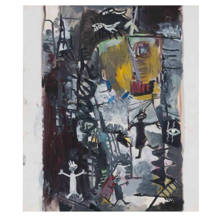 Hauptbild zu Objekt, 'Ich und meine Stadt / Me and My City', 1985, Li Shan, 183C 875