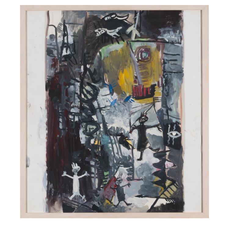 Bild 1 zu Objekt, 'Ich und meine Stadt / Me and My City', 1985, Li Shan, 183C 875