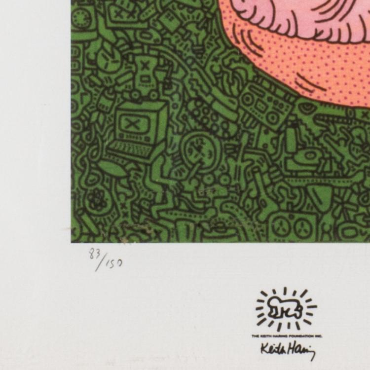 Bild 2 zu Objekt, Untitled, 1980s (printed later), Keith Haring (after), 183C 945