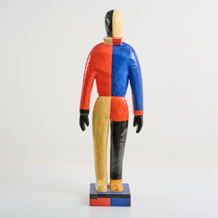 Bild 1 zu Objekt, 'Sportler', 1931 (Entwurf), Kasimir Sewerinowitsch Malewitsch (nach), SRGF (Salomon R. Guggenheim Foundation), USA, 183A 498