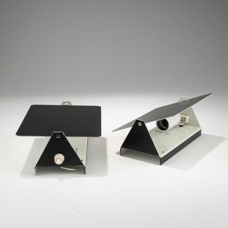 Hauptbild zu Objekt, Zwei 'CP-1'-Wandleuchten, 1963 (Entwurf), Charlotte Perriand, SCE, Steph Simon, 183A 362