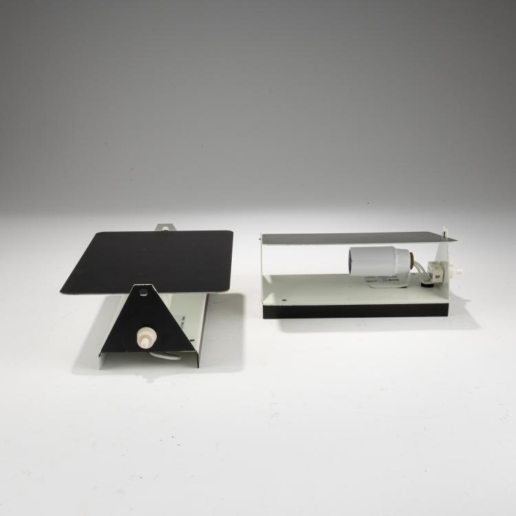 Bild 1 zu Objekt, Zwei 'CP-1'-Wandleuchten, 1963 (Entwurf), Charlotte Perriand, SCE, Steph Simon, 183A 362