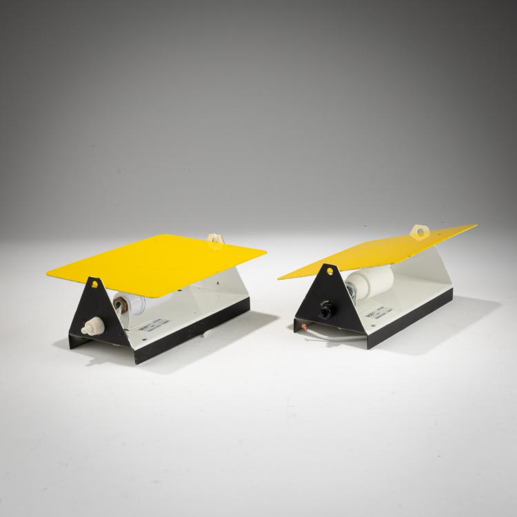 Bild 1 zu Objekt, Zwei 'CP-1'-Wandleuchten, 1963 (Entwurf), Charlotte Perriand, SCE, Steph Simon, 183A 363