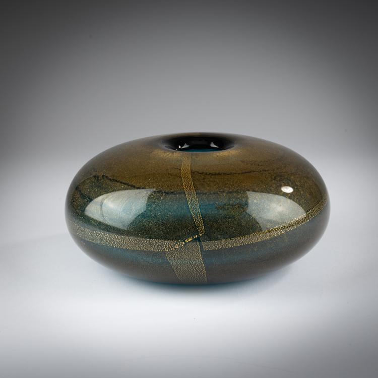 Bild 2 zu Objekt, Vase 'Sommerso oro', 1985, Laura Diaz de Santillana, Venini, Murano, 183B 798