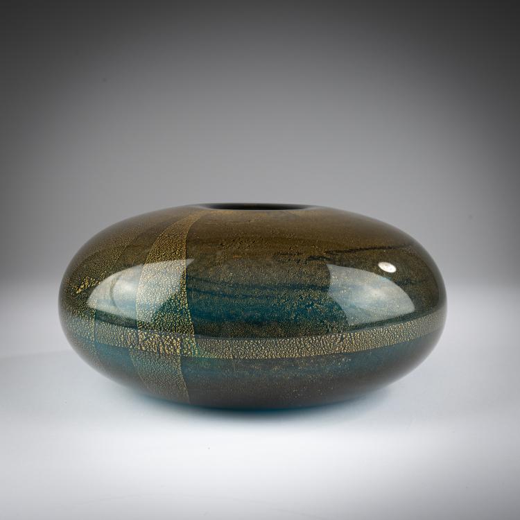 Bild 3 zu Objekt, Vase 'Sommerso oro', 1985, Laura Diaz de Santillana, Venini, Murano, 183B 798