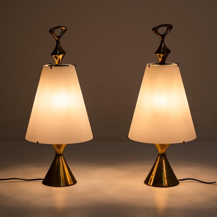 Bild 4 zu Objekt, Zwei Tischleuchten, 1956 (Entwurf), Max Ingrand, Fontana Arte, Mailand / Milan, 183A 284