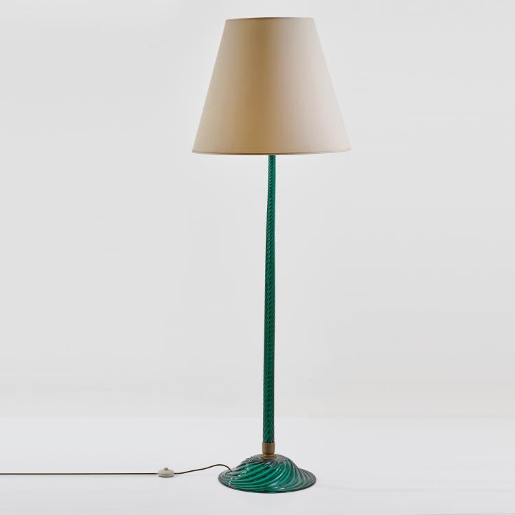 Hauptbild zu Objekt, Stehleuchte 'Cordonato', um 1935 (Entwurf), Paolo Venini, Venini, Murano, 183A 180