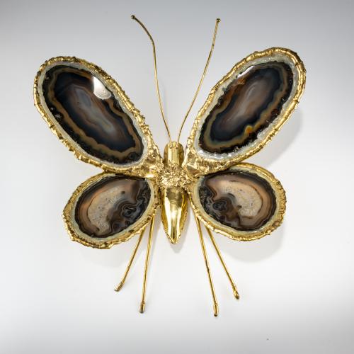 Wandleuchte in Schmetterlingsform, 1970er Jahre (Entwurf)